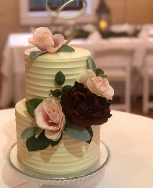Signature tiered wedding cake